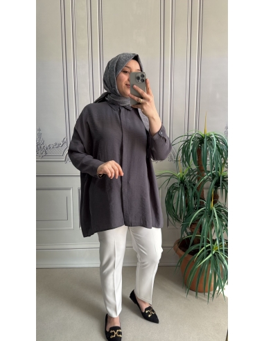 Nuss oversize basic gömlek