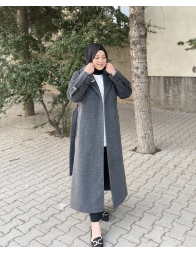 İçi kapitone Kaşe Kaban